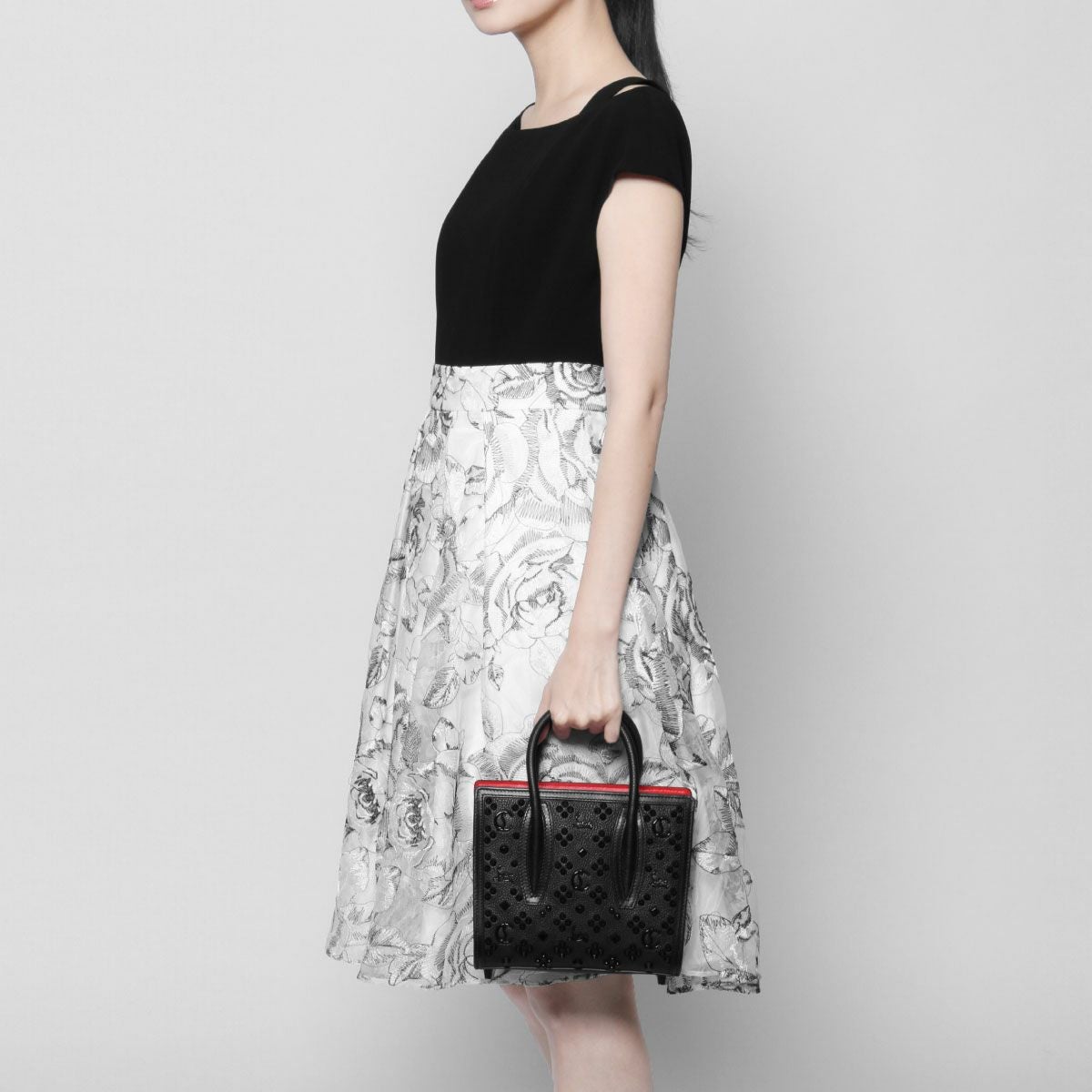 クリスチャン ルブタン ショルダー付 トートバッグ ミニ