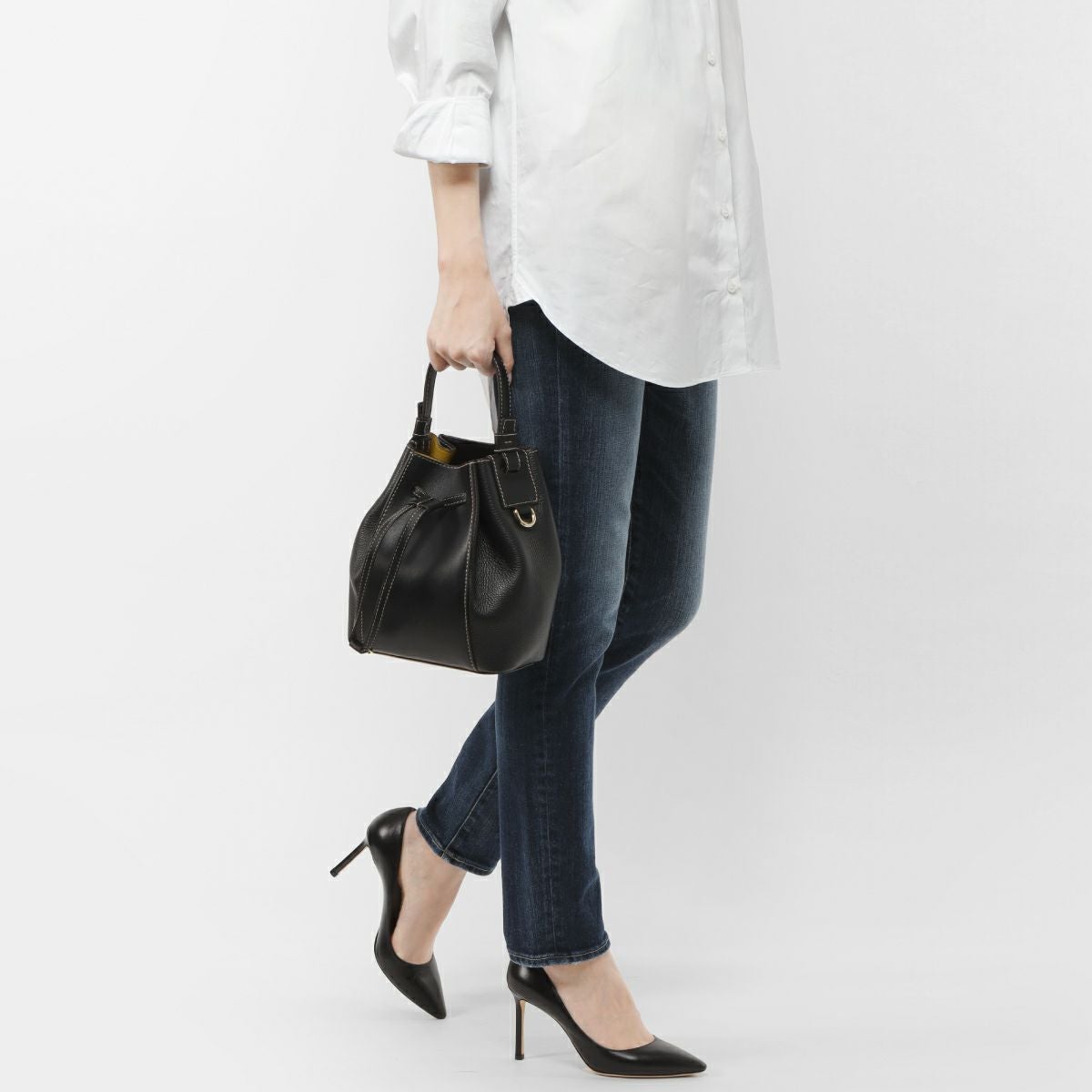 フルラ ショルダー付 バケットバッグ ミニ