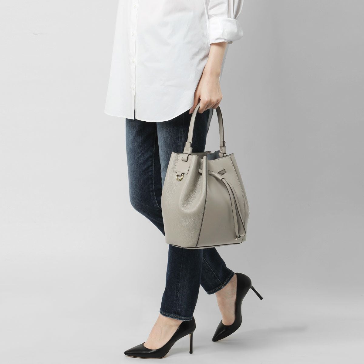 フルラ ショルダー付 バケットバッグ スモール