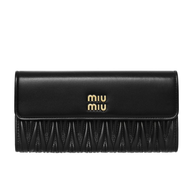 ミュウ ミュウ 二つ折り長財布