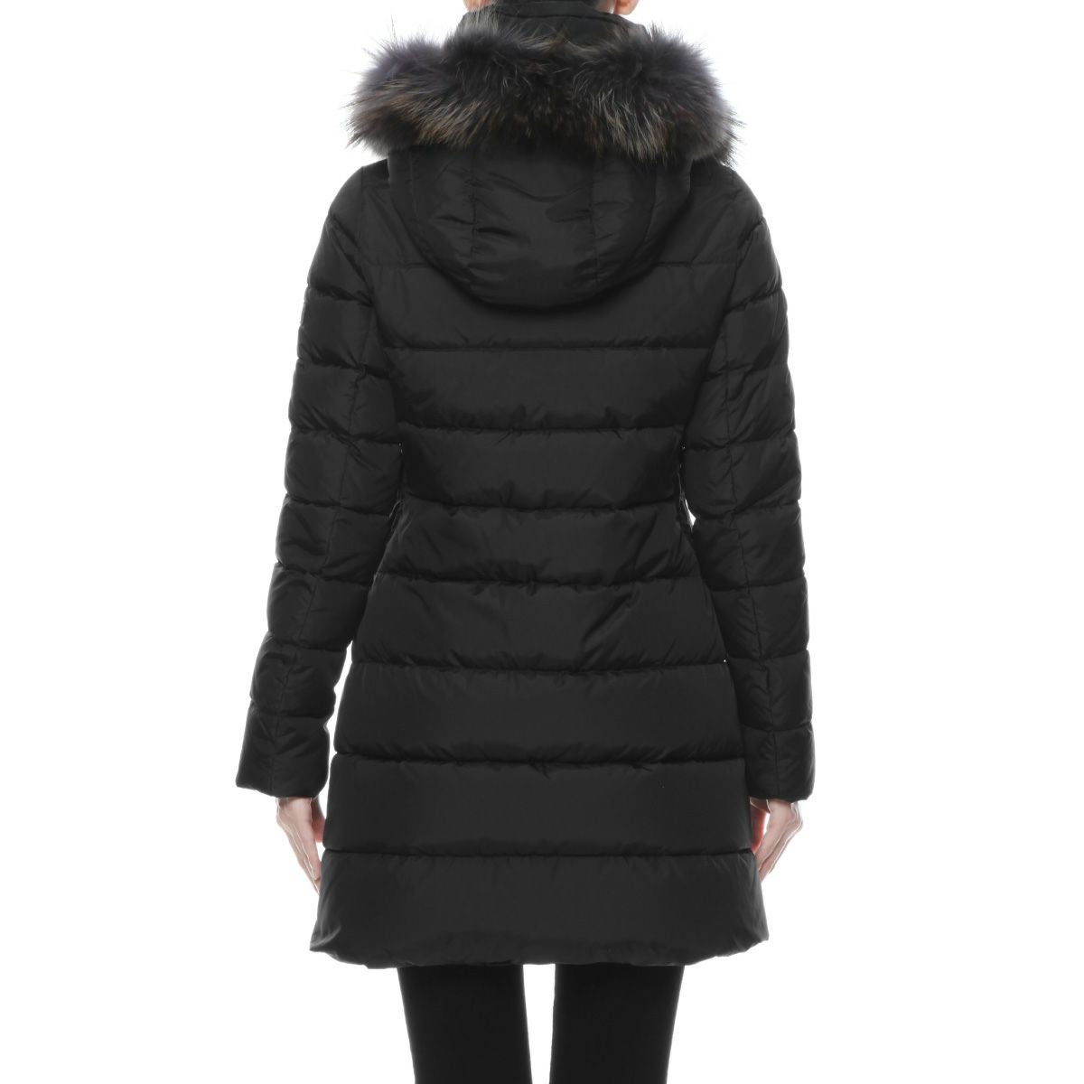 タトラスファー＆フード付 ダウンコート