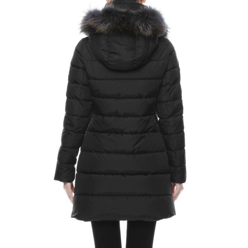 タトラスファー＆フード付 ダウンコート