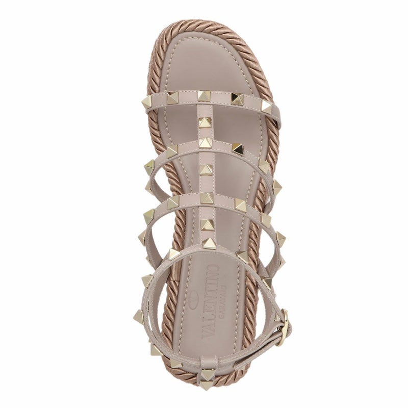 ヴァレンティノ ストラップ付 ウェッジ サンダル