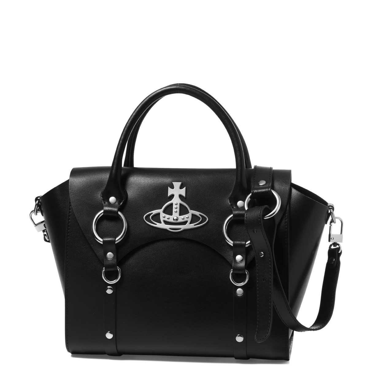 ヴィヴィアン ウエストウッド ショルダー付 ハンドバッグ ミディアム