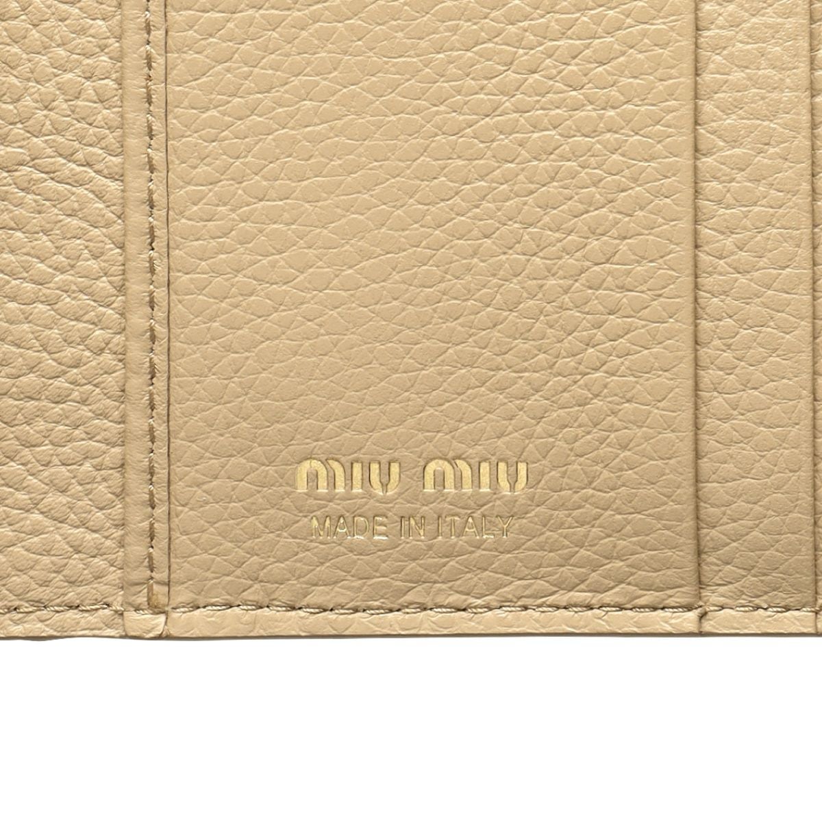 ミュウ ミュウ 三つ折り財布 レディース