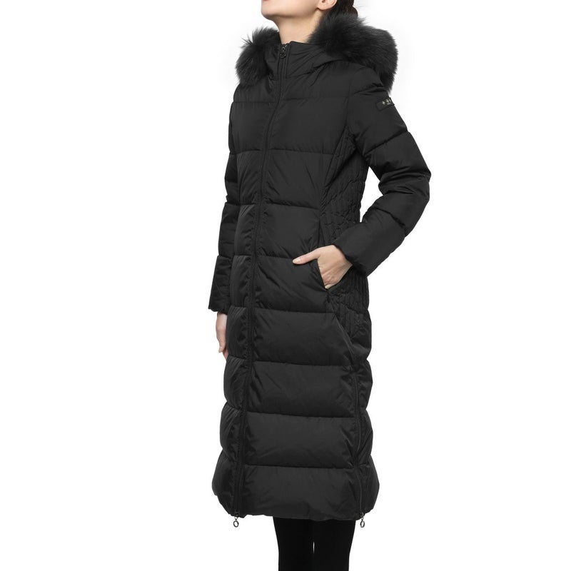 タトラス ファー＆フード付 ダウンコート レディース