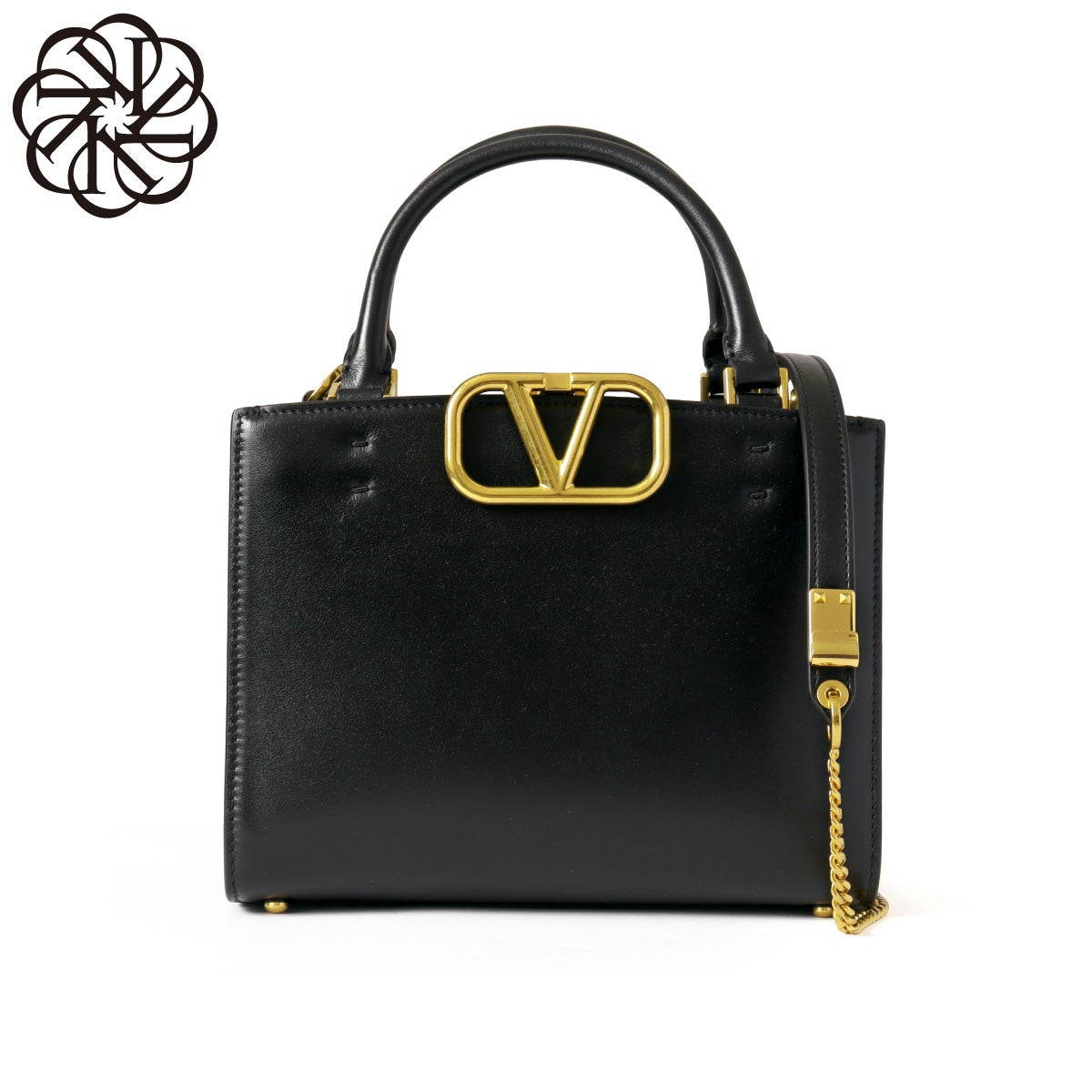 ヴァレンティノVALENTINOショルダー付ハンドバッグレディースB0Q74DLG0NONEROブラック