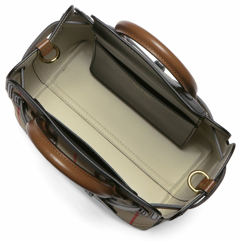 バーバリー ショルダー付 トートバッグ ミニ レディース