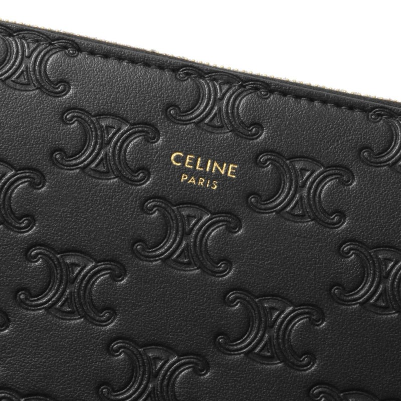 セリーヌ ラウンドファスナー長財布 ラージ レディース