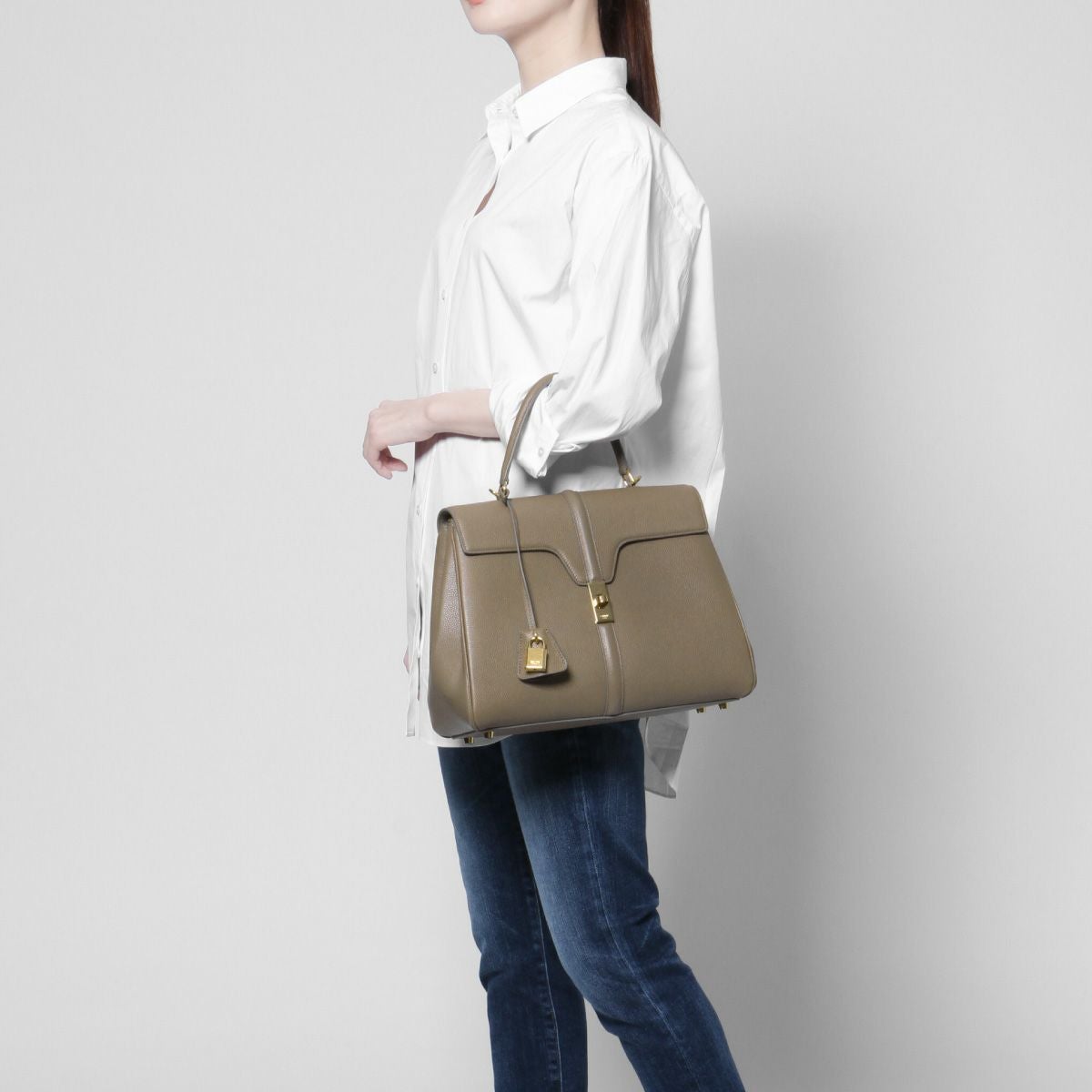 セリーヌ ショルダー付 ハンドバッグ ミディアム レディース