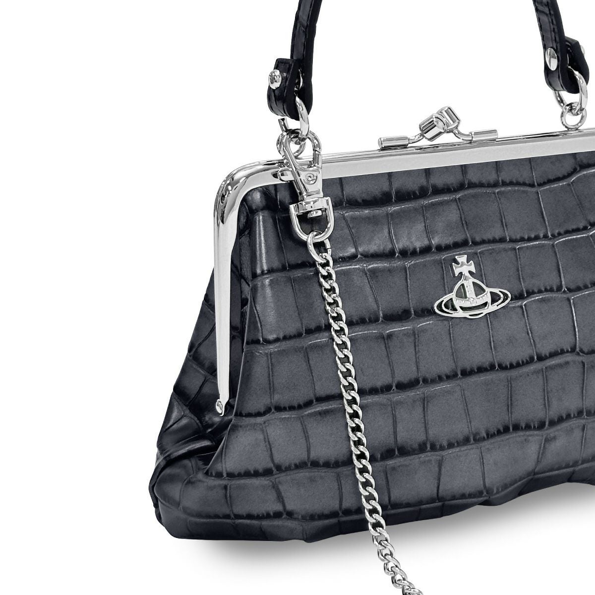 ヴィヴィアンウエストウッド ショルダー付 ハンドバッグ レディース