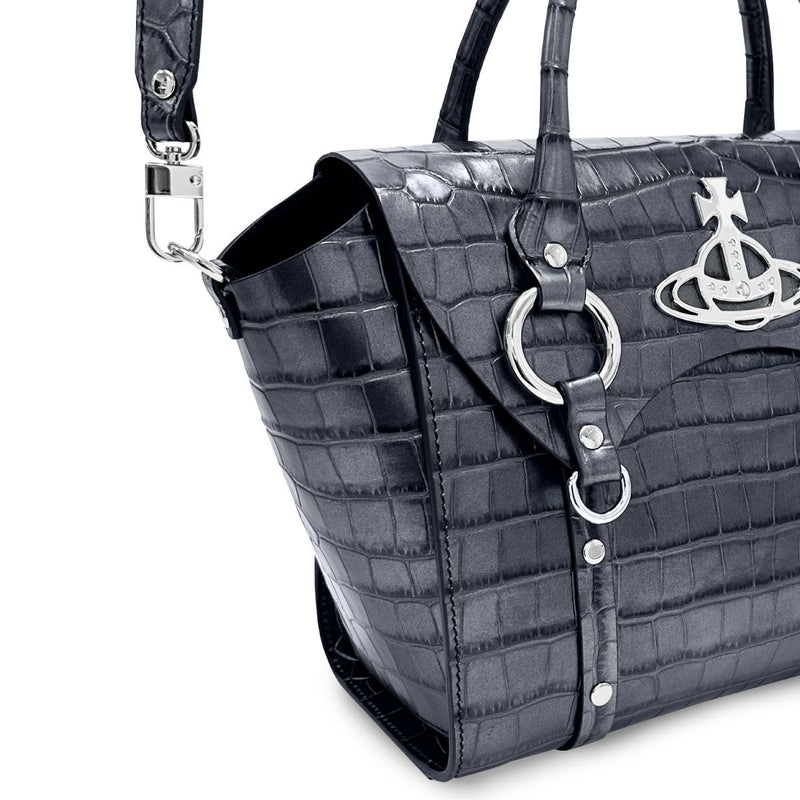 ヴィヴィアンウエストウッド ショルダー付 ハンドバッグ ミディアム レディース