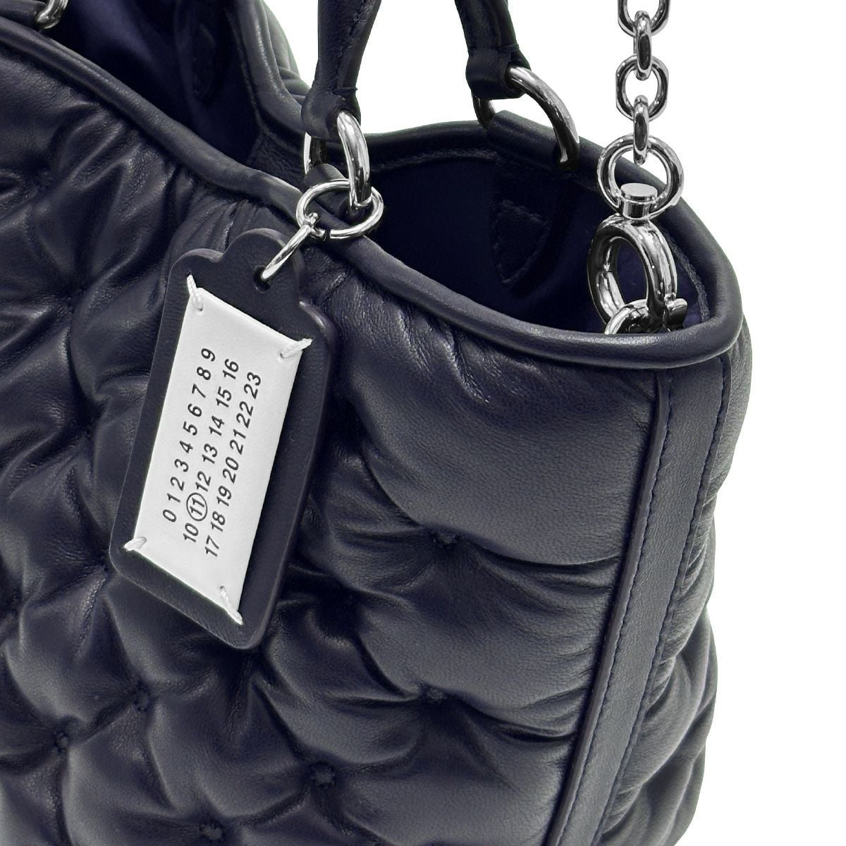 メゾンマルジェラ ライン11 ショルダー付 トートバッグ ミニ レディース