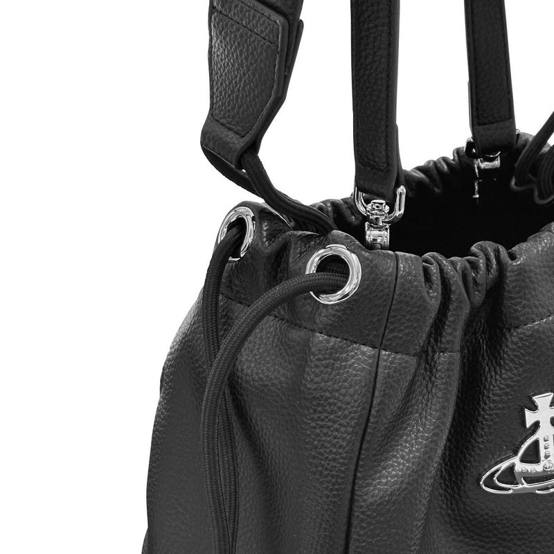 ヴィヴィアンウエストウッド ショルダー付 バケットバッグ スモール レディース