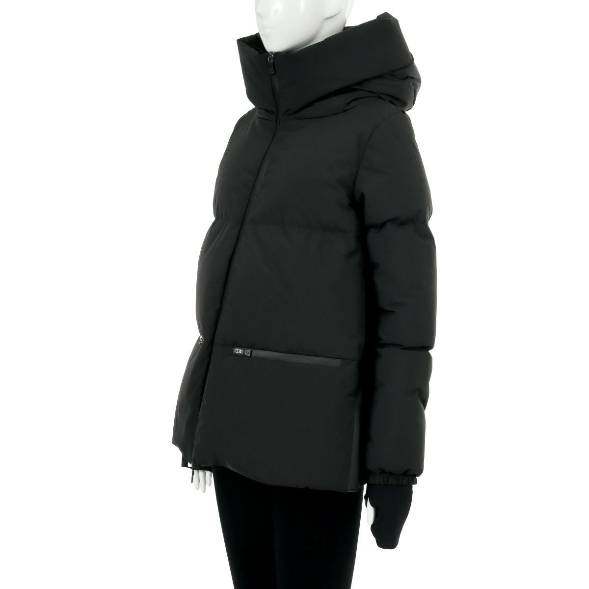 ヘルノ フード付 ダウンジャケット レディース