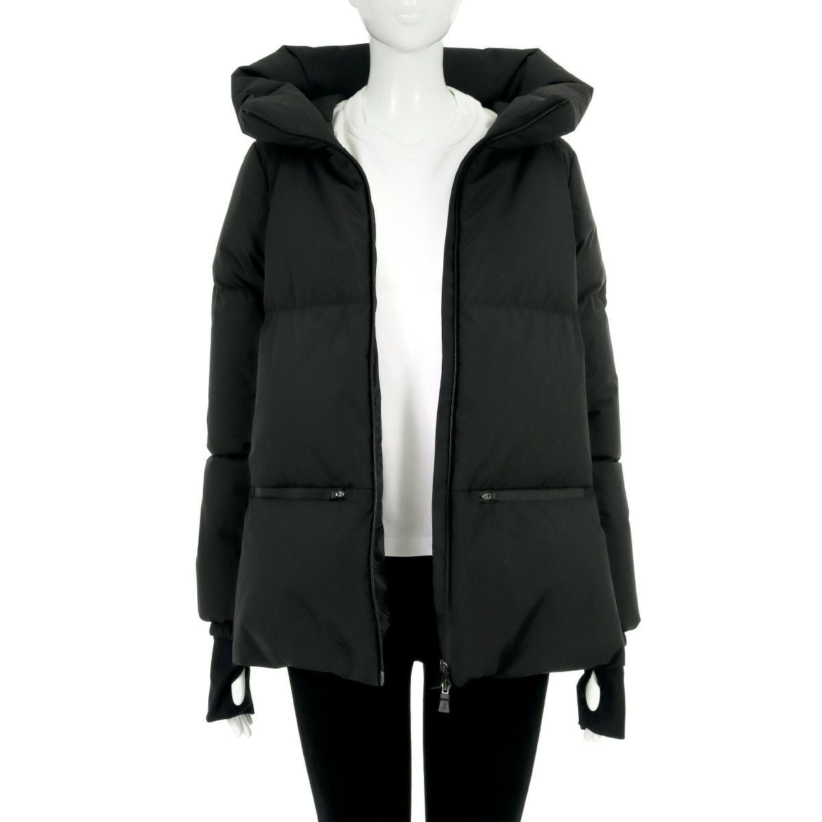 ヘルノ フード付 ダウンジャケット レディース