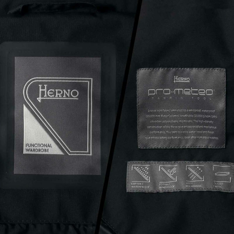 ヘルノ フード付 ダウンジャケット レディース