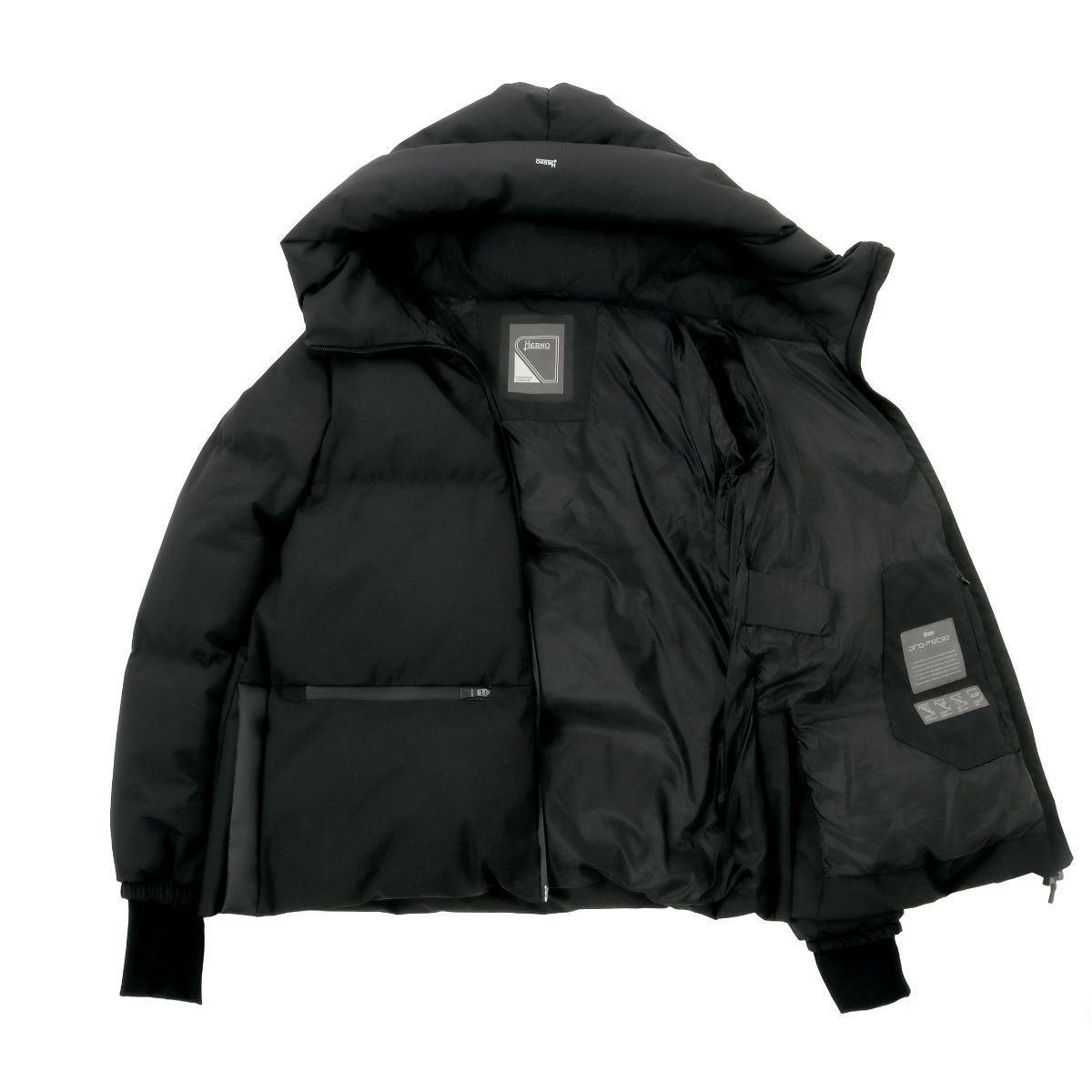 ヘルノ フード付 ダウンジャケット レディース