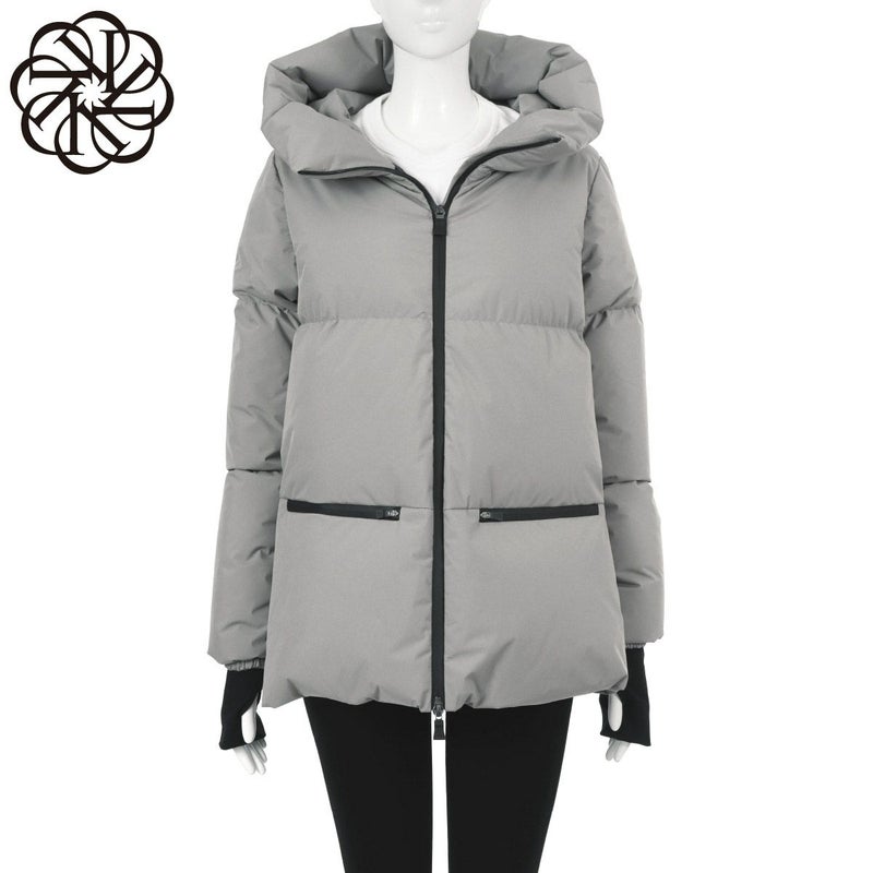 ヘルノ フード付 ダウンジャケット レディース