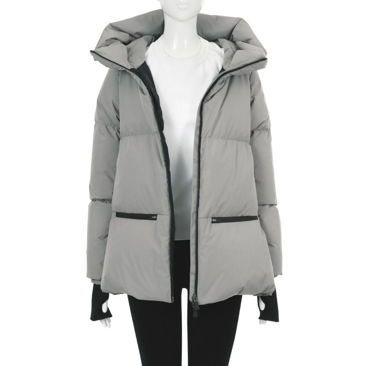 ヘルノ フード付 ダウンジャケット レディース