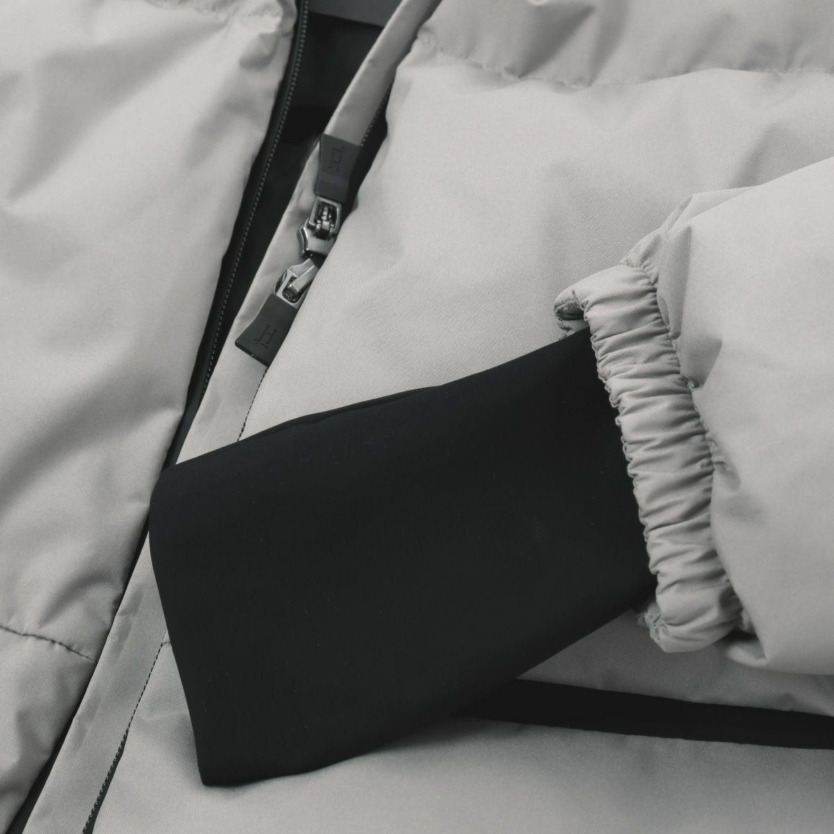 ヘルノ フード付 ダウンジャケット レディース