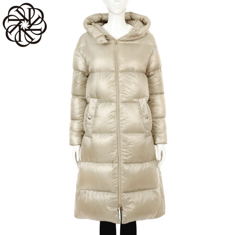 ヘルノ フード付 ダウンコート レディース