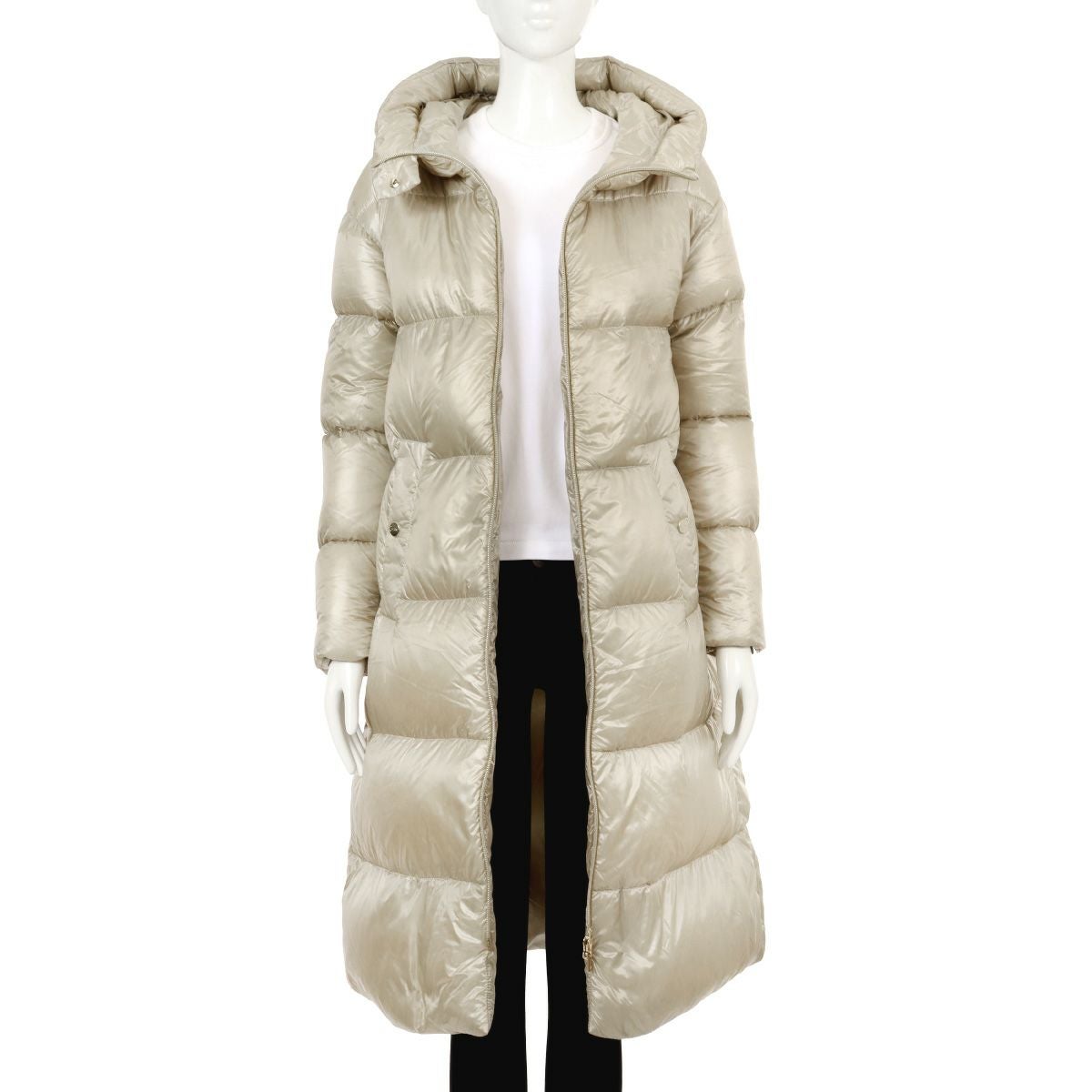 ヘルノ フード付 ダウンコート レディース