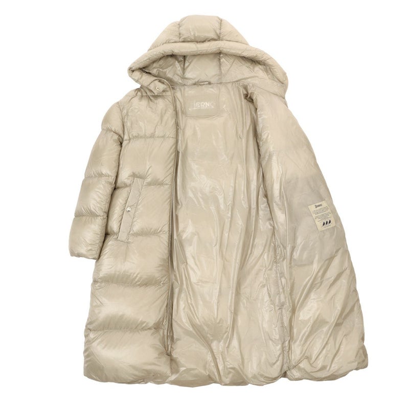 ヘルノ フード付 ダウンコート レディース