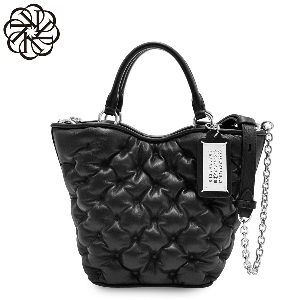 メゾンマルジェラ ライン11 ショルダー付 トートバッグ ミニ レディース