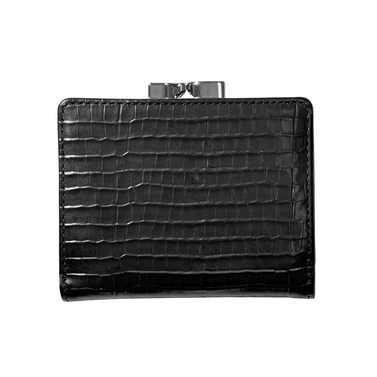 ヴィヴィアンウエストウッド SMALL FRAME WALLET がま口 三つ折り財布 クロコ レディース