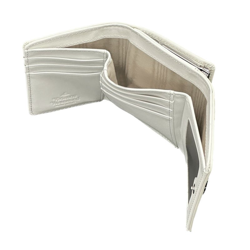 ヴィヴィアンウエストウッド SMALL FRAME WALLET がま口 三つ折り財布 クロコ レディース