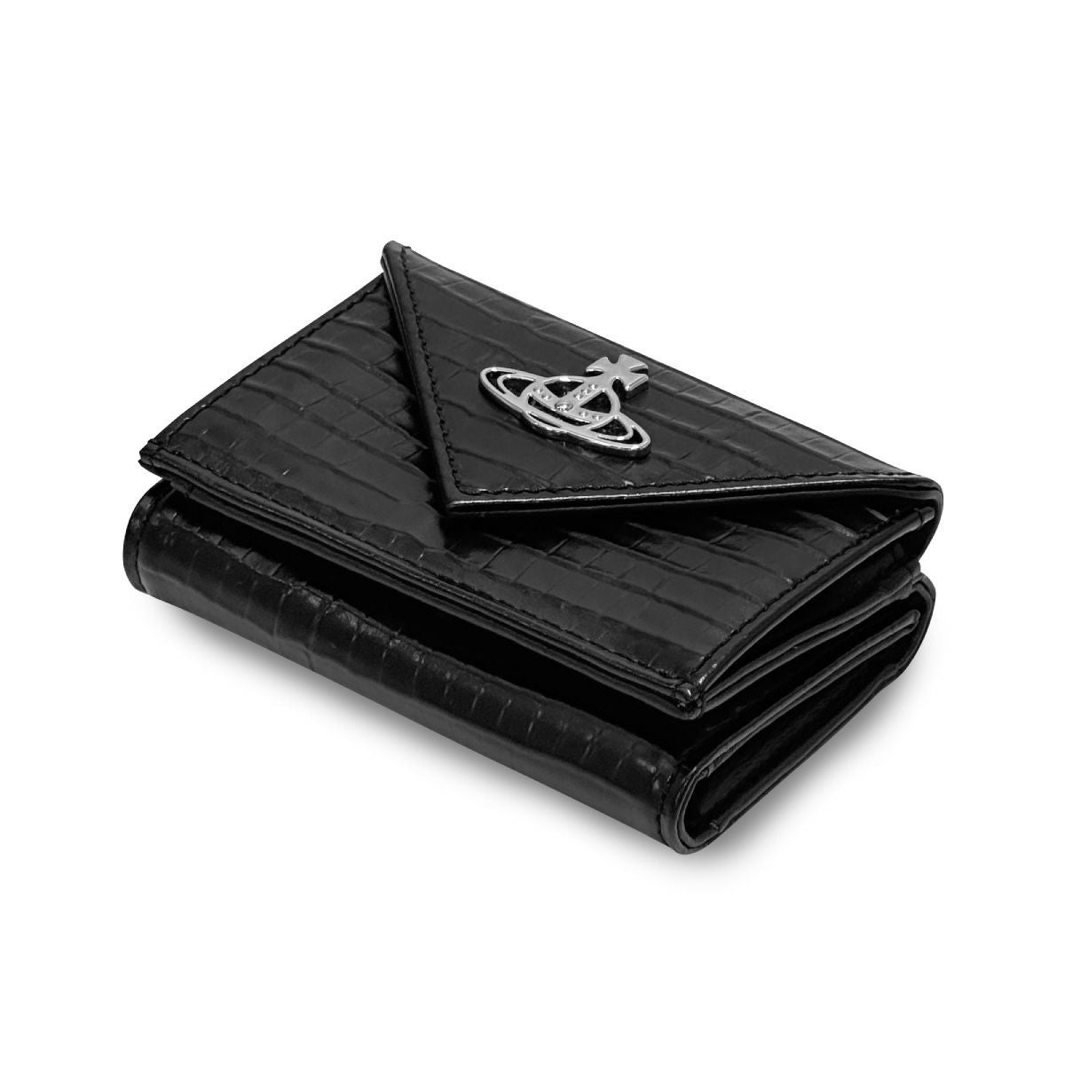 ヴィヴィアンウエストウッド ENVELOPE BILLFOLD 三つ折り財布 クロコ レディース