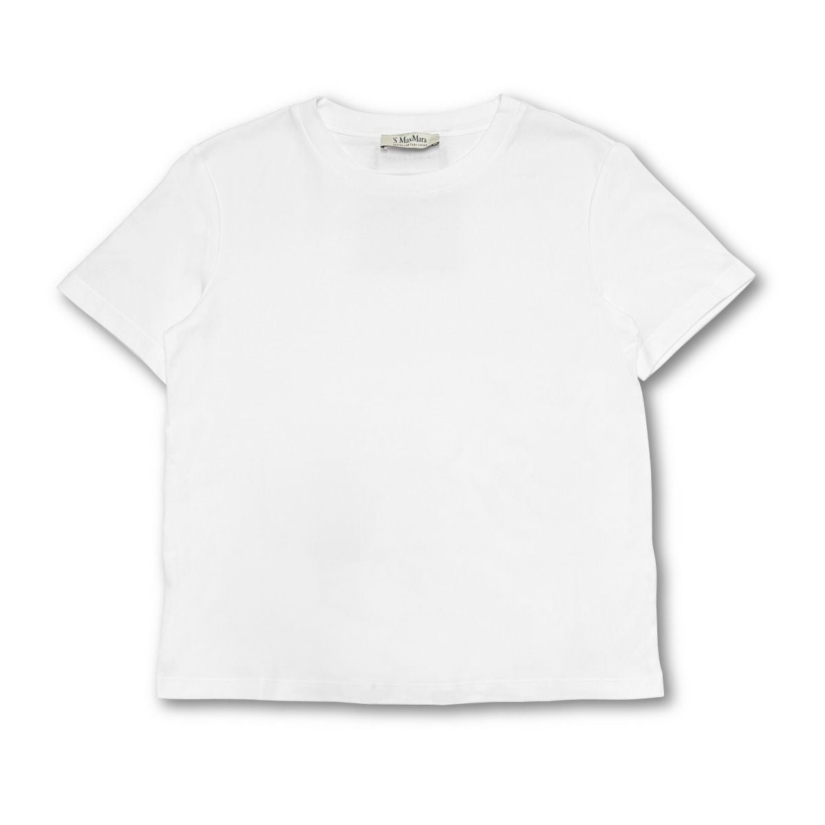 マックスマーラ　Tシャツ Max Mara マックスマーラ Tシャツ 半袖 ロゴ クルーネック 刺繍 (Max
