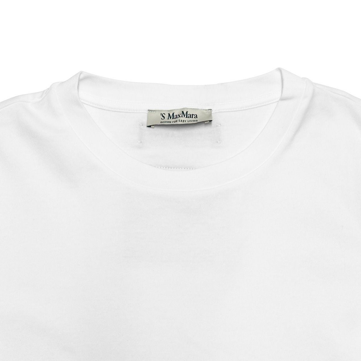 マックスマーラ　Tシャツ Max Mara マックスマーラ Tシャツ 半袖 ロゴ クルーネック 刺繍 (Max