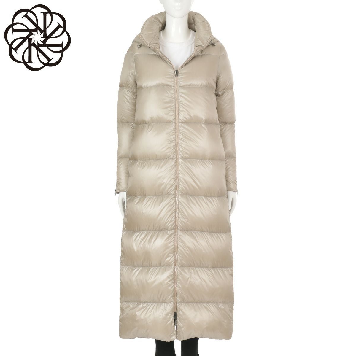 ヘルノ フード付 ダウンコート レディース
