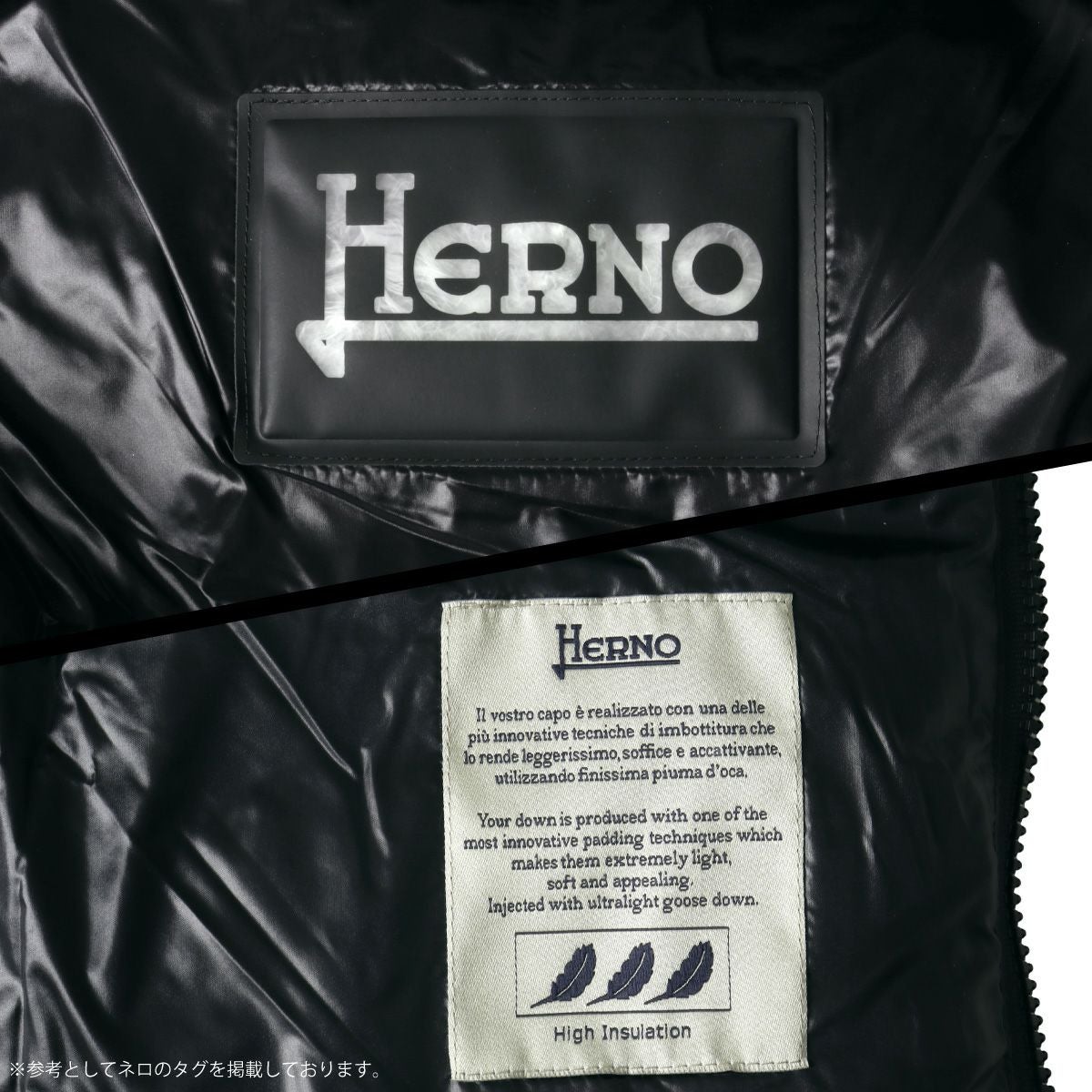 ヘルノ フード付 ダウンコート レディース