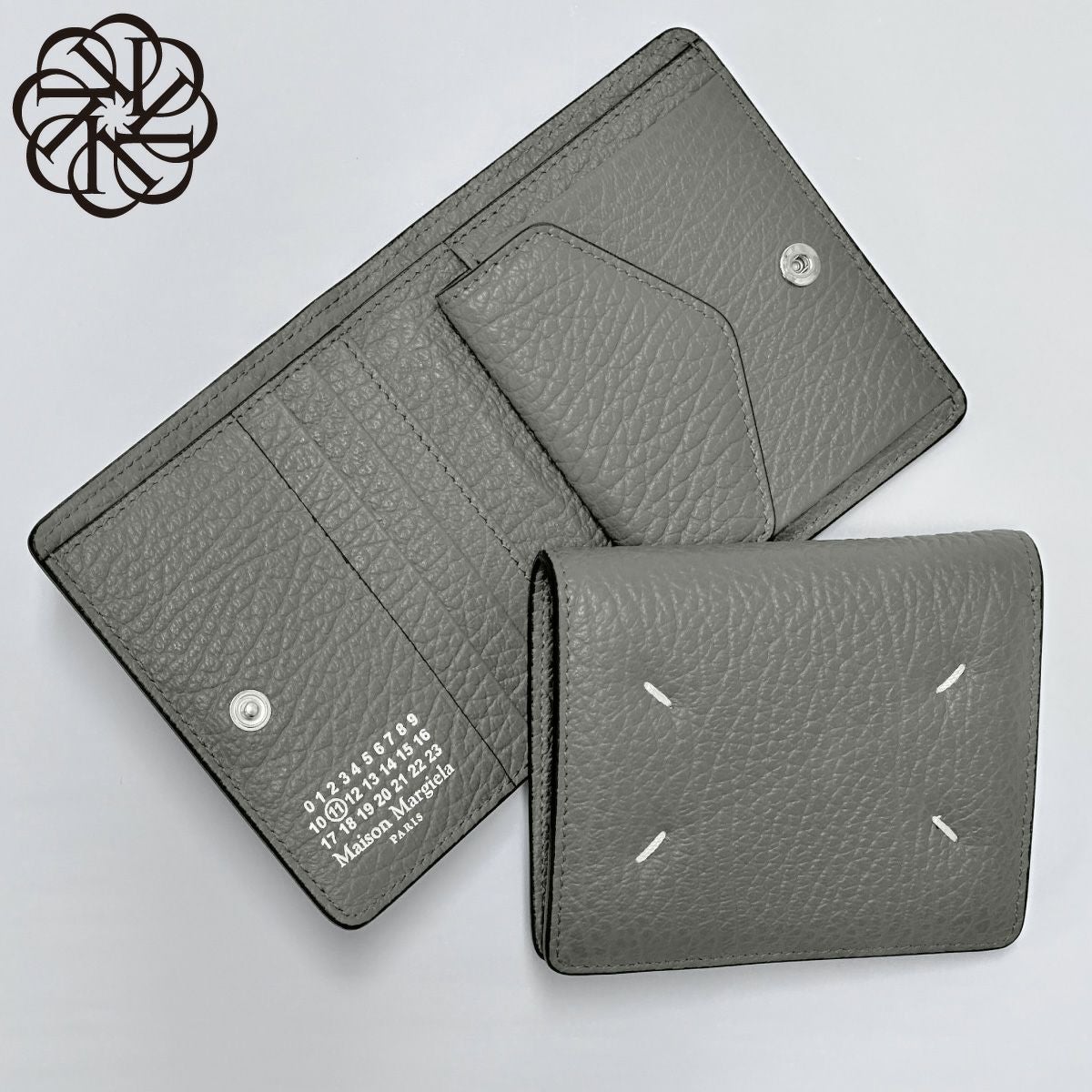 メゾンマルジェラ ライン11 二つ折り財布 レディース