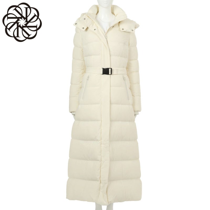マッカージュ フード＆ベルト付 ダウンコート レディース