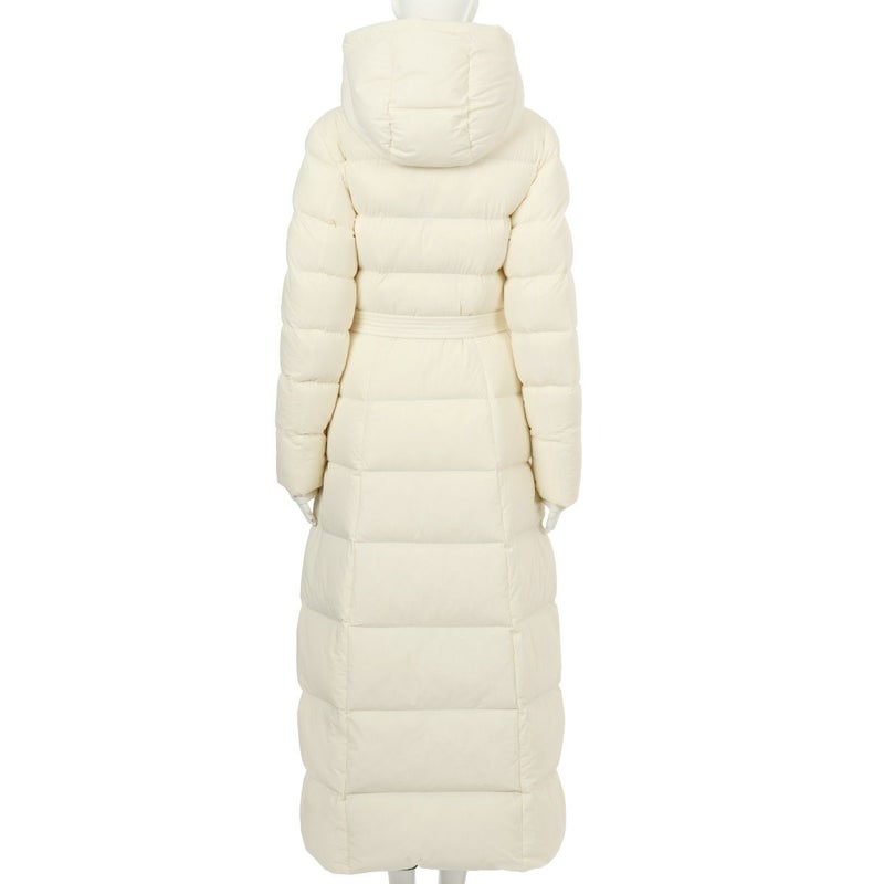 マッカージュ フード＆ベルト付 ダウンコート レディース