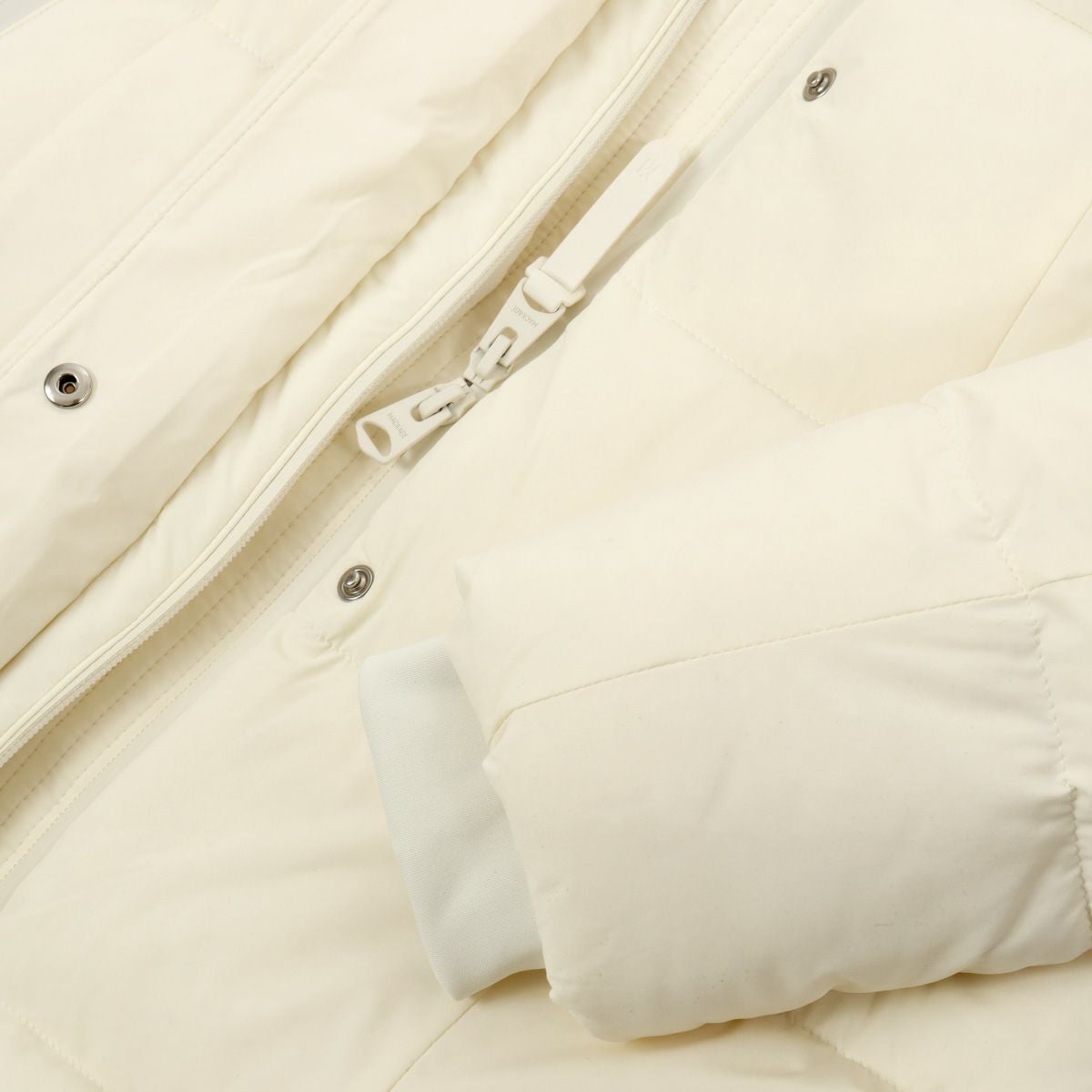 マッカージュ フード＆ベルト付 ダウンコート レディース