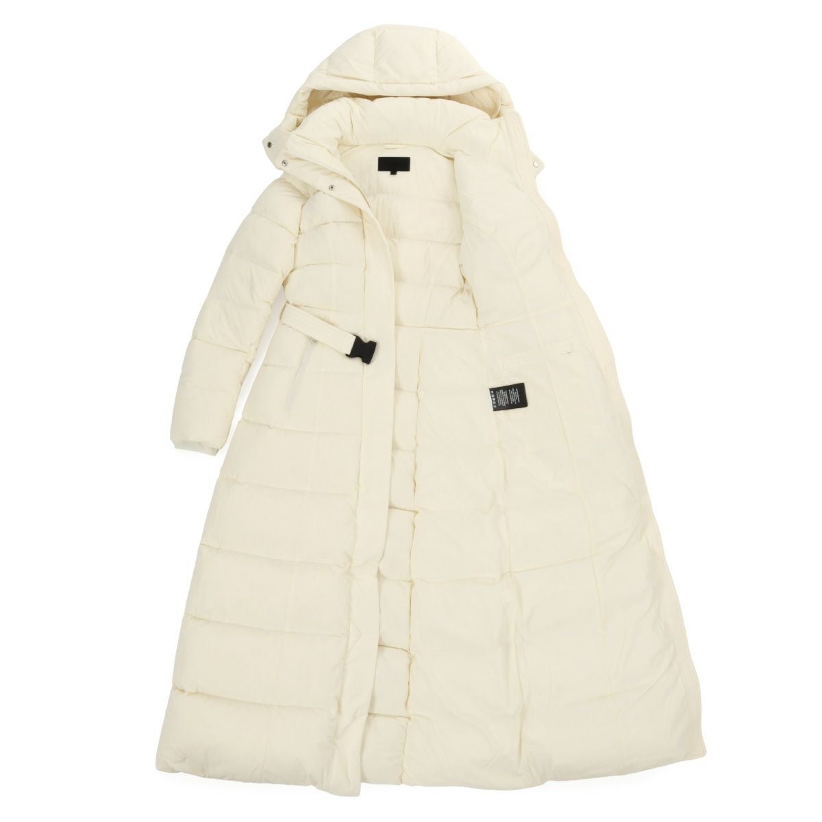 マッカージュ フード＆ベルト付 ダウンコート レディース