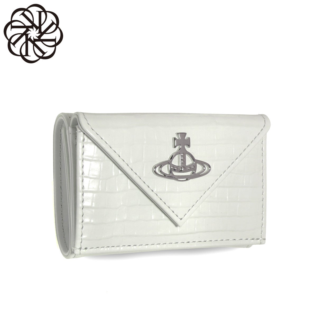 ヴィヴィアンウエストウッド ENVELOPE BILLFOLD 三つ折り財布 クロコ レディース