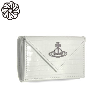 ヴィヴィアンウエストウッド ENVELOPE BILLFOLD 三つ折り財布 クロコ レディース