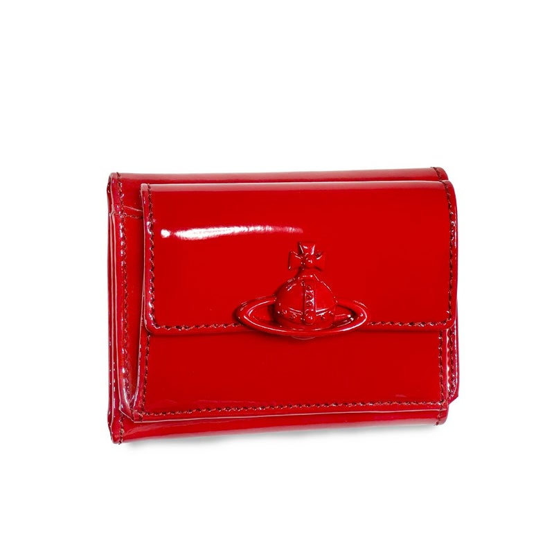 【訳あり】ヴィヴィアンウエストウッド SMALL FLAP PURSE 三つ折り財布 レディース