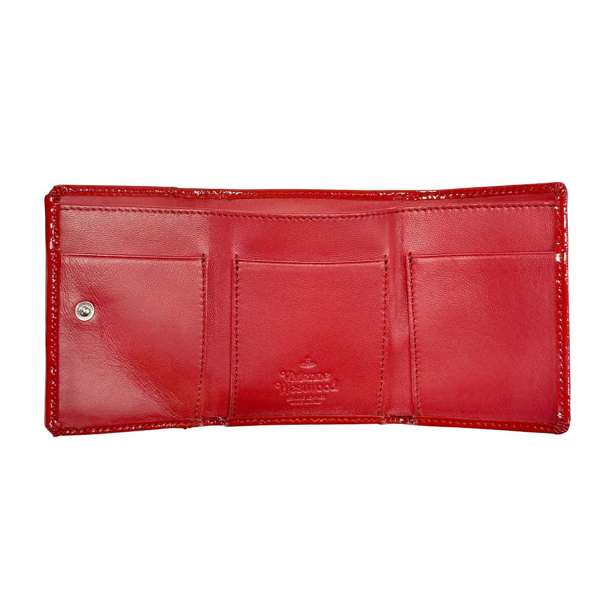 【訳あり】ヴィヴィアンウエストウッド SMALL FLAP PURSE 三つ折り財布 レディース