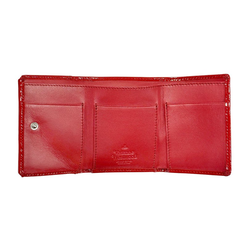 【訳あり】ヴィヴィアンウエストウッド SMALL FLAP PURSE 三つ折り財布 レディース