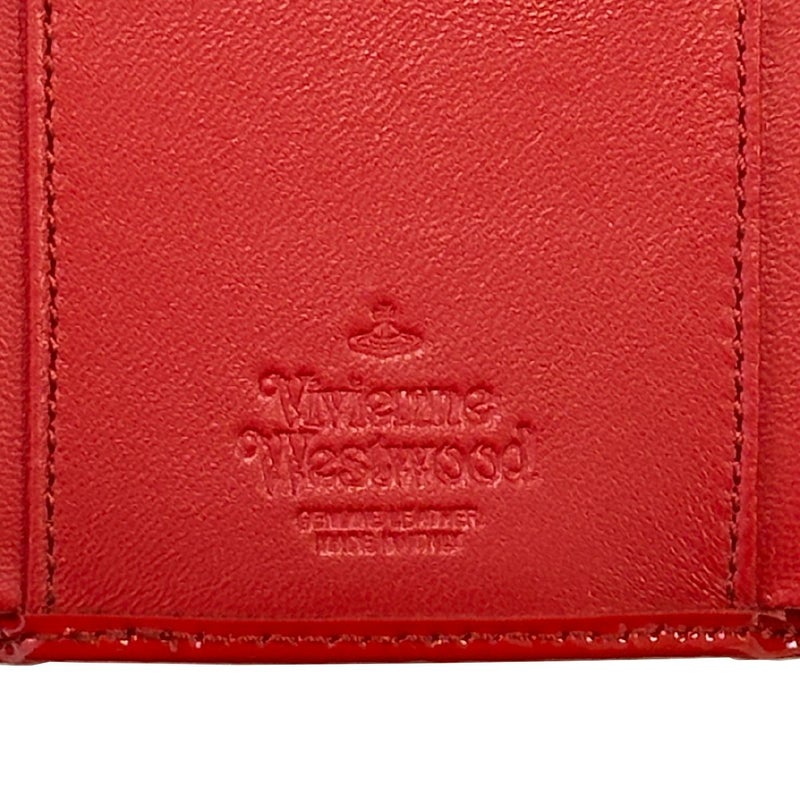 【訳あり】ヴィヴィアンウエストウッド SMALL FLAP PURSE 三つ折り財布 レディース