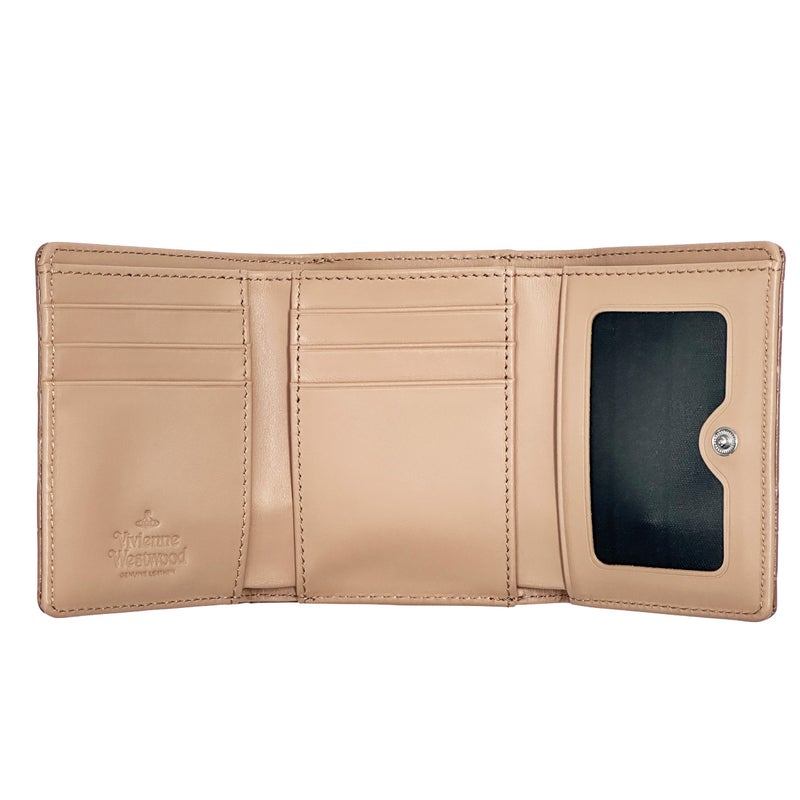 ヴィヴィアンウエストウッド SMALL FRAME WALLET がま口 三つ折り財布 クロコ レディース
