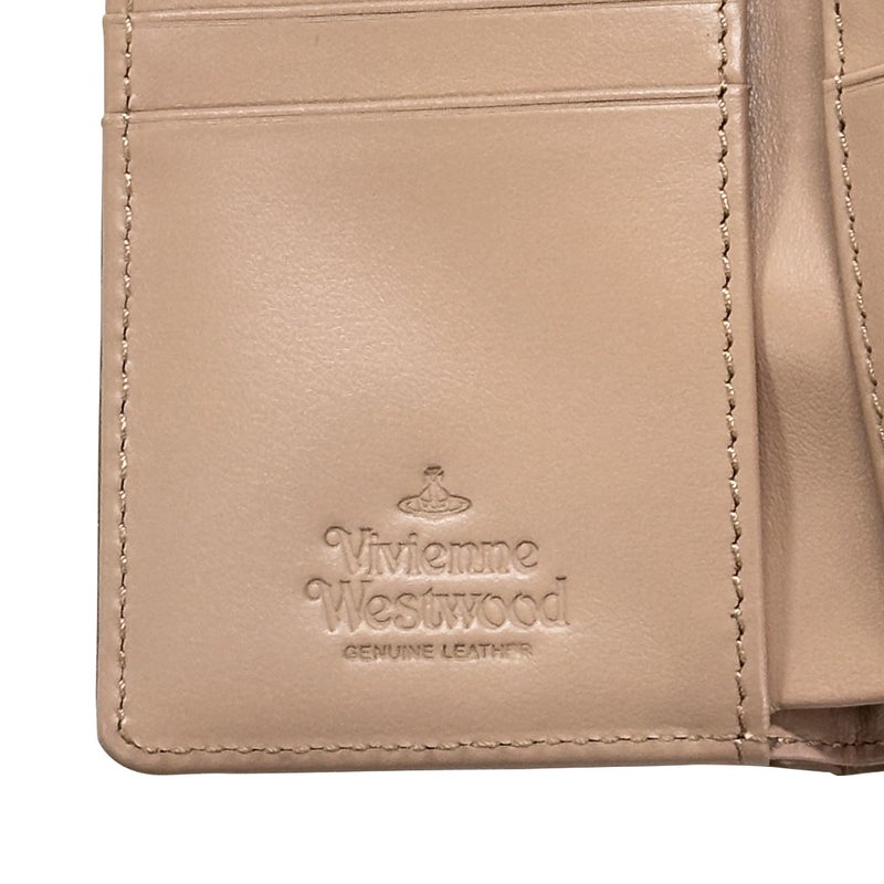 ヴィヴィアンウエストウッド SMALL FRAME WALLET がま口 三つ折り財布 クロコ レディース