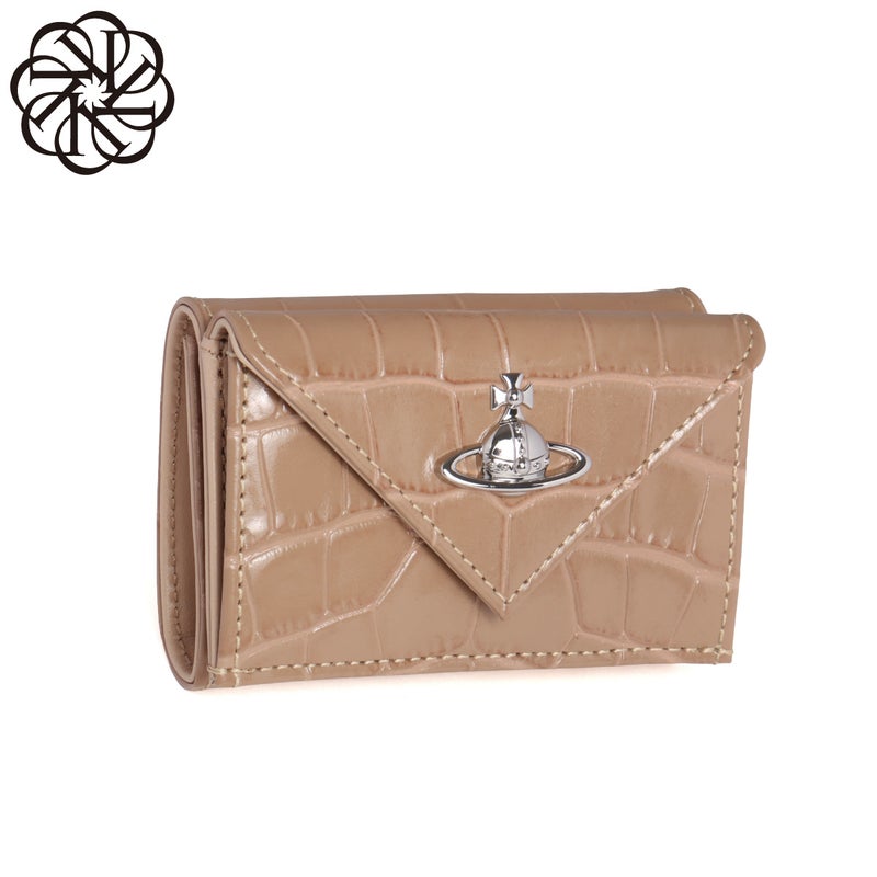 ヴィヴィアンウエストウッド ENVELOPE BILLFOLD 三つ折り財布 クロコ レディース